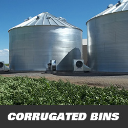 Corruagated Grain Bins